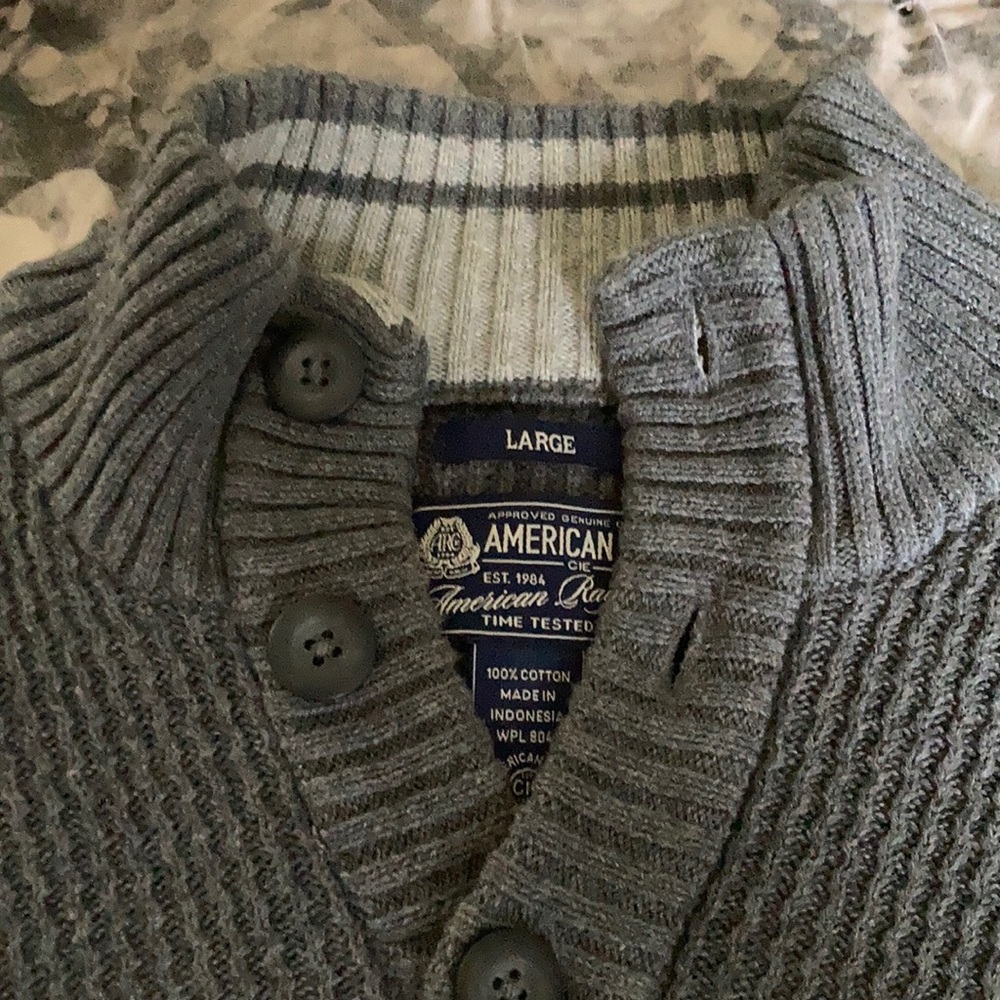 Men’s Gray Sweater Pull Over